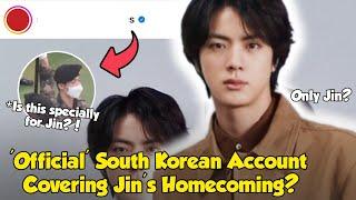 Didnt expect this  Jin becomes the talk of Knetz this Official Account covers Jins return?