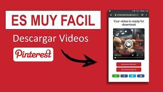 COMO DESCARGAR VIDEOS DE PINTEREST EN EL CELULAR 2024 ️ PASO A PASO