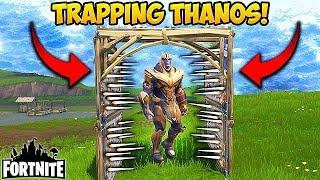 Killing THANOS With A TRAP - Fortnite Funny Fails and WTF Moments #191 Daily Moments