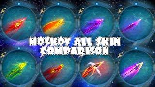 Moskov All Skin Comparison