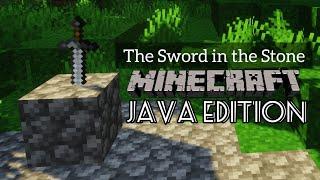 How to Sword in the Stone in Minecraft Java Edition With Invisible Armor Stand