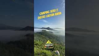 Camping di Atas Lautan Awan #campingceria #belikwaru #bobocantik #nikochannel #wisatatrenggalek