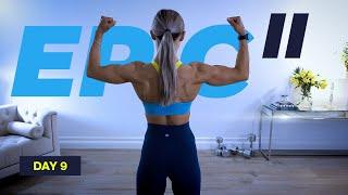 BUILD Back and Biceps Workout at Home  Dumbbells  EPIC II - Day 9
