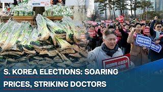 South Korea to Vote in Assembly Election  Inflation Striking Doctors Dominate Voters Concern