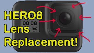 How to replace a broken or scratched GoPro Hero 8 lens