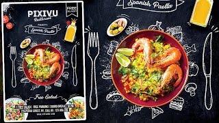 Restaurant Flyer Design - Photoshop Tutorial