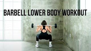 Barbell Lower Body Workout  Casi Davis