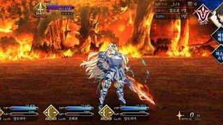 FateGrand Order 요정원탁영역 아발론•르•페이 바게스트요정기사 가웨인 3차전