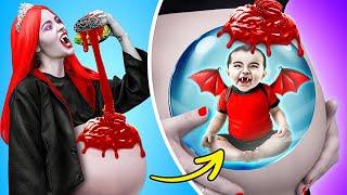 PREGNANT VAMPIRE STRUGGLES ‍️ Rich VS Giga Rich Moments