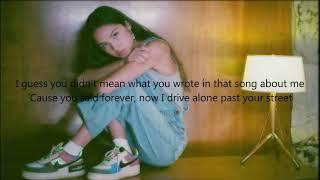 Olivia Rodrigo - Drivers License Lyrics