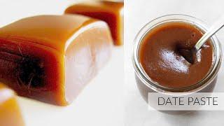 How to Make the Perfect DATE PASTE for any dessert recipe