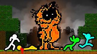 Stickman VS Minecraft Garfield.exe - AVM Shorts Animation