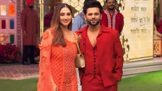 Rahul Vaidya With Wife Disha Parmar Arrives At Anant Ambani And Radhika Merchant Haldi Ceremony