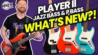 NEW For 2024 Fender Player II Jazz & Precision Bass - Rosewood Boards New Colours & More