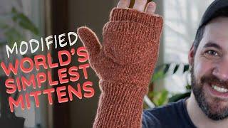 How to Knit Convertible Worlds Simplest Mittens modified Tin Can Knits mittens knitting tutorial