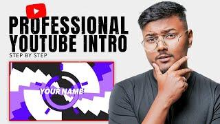 How To Make a YouTube Intro FREE & Easy  YouTube Intro Tutorial 2024