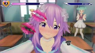 Gal Gun Double Peace x Neptunia Neptune Kisses You for 5 Minutes