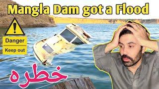 Mangla dam new update vlog  Mangla dam Ankar flood  Dangerous position Dadyal khadimabad vlog