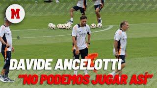 La queja de Davide Ancelotti en Chicago Me explican cómo podemos entrenar ¿cómo? I MARCA