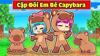 YUMMIE CAPYBARA VÀ HIHA CAPYBARA LẦN ĐẦU ĐI HỌC TRONG MINECRAFT*LỚP HỌC ĐỘNG VẬT TẬP 1 