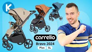 Carrello Bravo 2024  Bravo Plus 2024  Bravo SL 2024 - колекція прогулянкових колясок Карело 2024р.