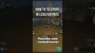 How to Teleport in Lego Fortnite #LegoFortnite #Fortnite #shorts