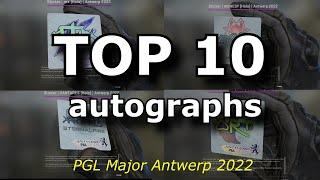 TOP 10 AUTOGRAPH STICKERS  PGL MAJOR ANTWERP 2022