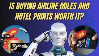 Is Buying Airline Miles and Hotel Points Your Secret Weapon?  Airline Miles and Hotel Points