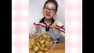 ASMR MUKBANG   花椒锅巴 Eating Show China