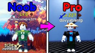 ASTD Noob to Pro Full Movie  All Star Tower Defense Roblox