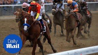 Justify wins the Belmont Stakes and completes the Triple Crown
