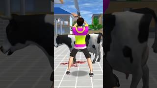 Mio loves cow very much #shorts #sakuraschoolsimulator #shortsvideo #viral