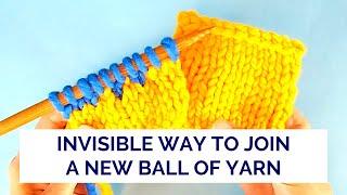 How to Join Yarn by Alternating Stitches - Quick Reference Video