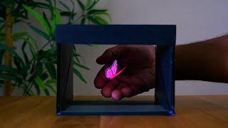 How to Make 3D Hologram Video Projector at Home  DIY