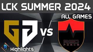 GEN vs NS Highlights ALL GAMES  LCK Summer W9D3 2024  Gen.G vs NS RedForce by Onivia