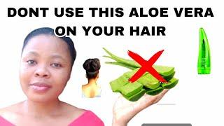 This Aloe Vera Gel Is Not For Hair GrowthDont Use it On Youf Hair