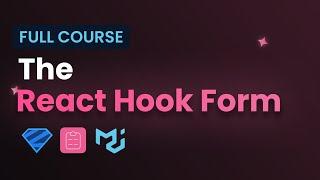 React Hook Form Tutorial Zod + MUI - Full Beginner to Advanced Course