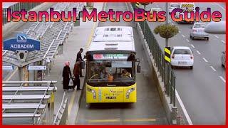   Istanbul Metrobus Guide - 24 Hour Travel Map explanation