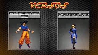 KOF Mugen Ultra Instinct -sign- Goku vs Schlussel Pre - Request Exhibition Battle