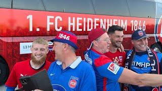 Mit „Meisterschale“ und Macarena Der 1. FC Heidenheim zum Greifen hautnah