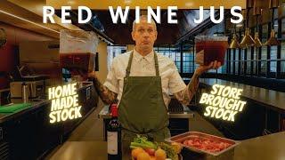 How to make a delicious & simple Red Wine Sauce Jus