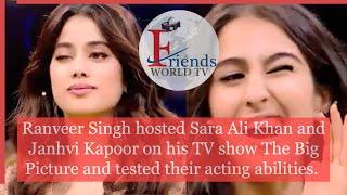 Ranveer Singh tests Janhvi Kapoor Sara Ali Khan’s acting abilities What is this?