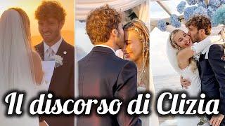 Matrimonio Clizia e Paolo il discorso commovente di Clizia durante la promessa