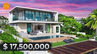 LUXURY WATERFRONT MODERN HOME IN HIBISCUS ISLAND  MIAMI BEACH REAL ESTATE TOUR