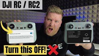 DJI Want to SPY on You? RC  RC2 Controller Firmware Fly App 1.13.0 Update Review