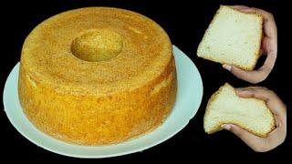 BAKERY STYLE SPONGE CAKE RECIPE  How to Make Fluffy Vanilla Cake   Easy Sponge Cake