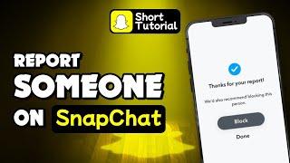 How to report someone on Snapchat 2024  Initial Solution