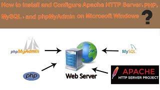 How to Install & Configure Apache HTTP Server PHPMySQL and phpMyAdmin on Microsoft Windows ? 