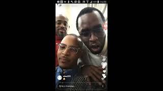 Diddy Is Drunk and acting Gay again TI gets angry MUST SEE