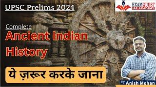 UPSC Prelims 2024  Ancient India History  Revision Marathon  Score 100+